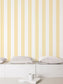 Smart Stripes Wide Stripe Wallpaper - Yellow - Galerie - G67587 - Premier Wallcovering