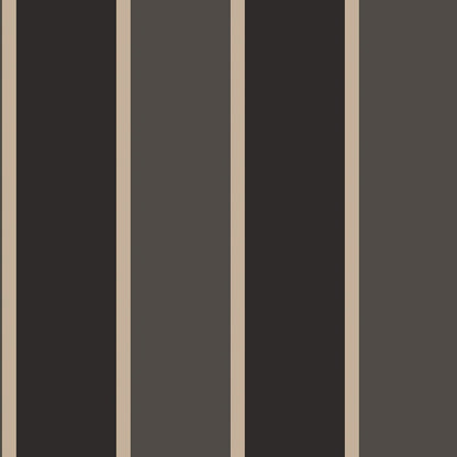 Smart Stripes Wide Stripe Wallpaper - Black / Grey - Galerie - G67544 - Premier Wallcovering