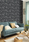 Smile A Fleur De Peau Wallpaper - Noir Blanc - Caselio - 69849122