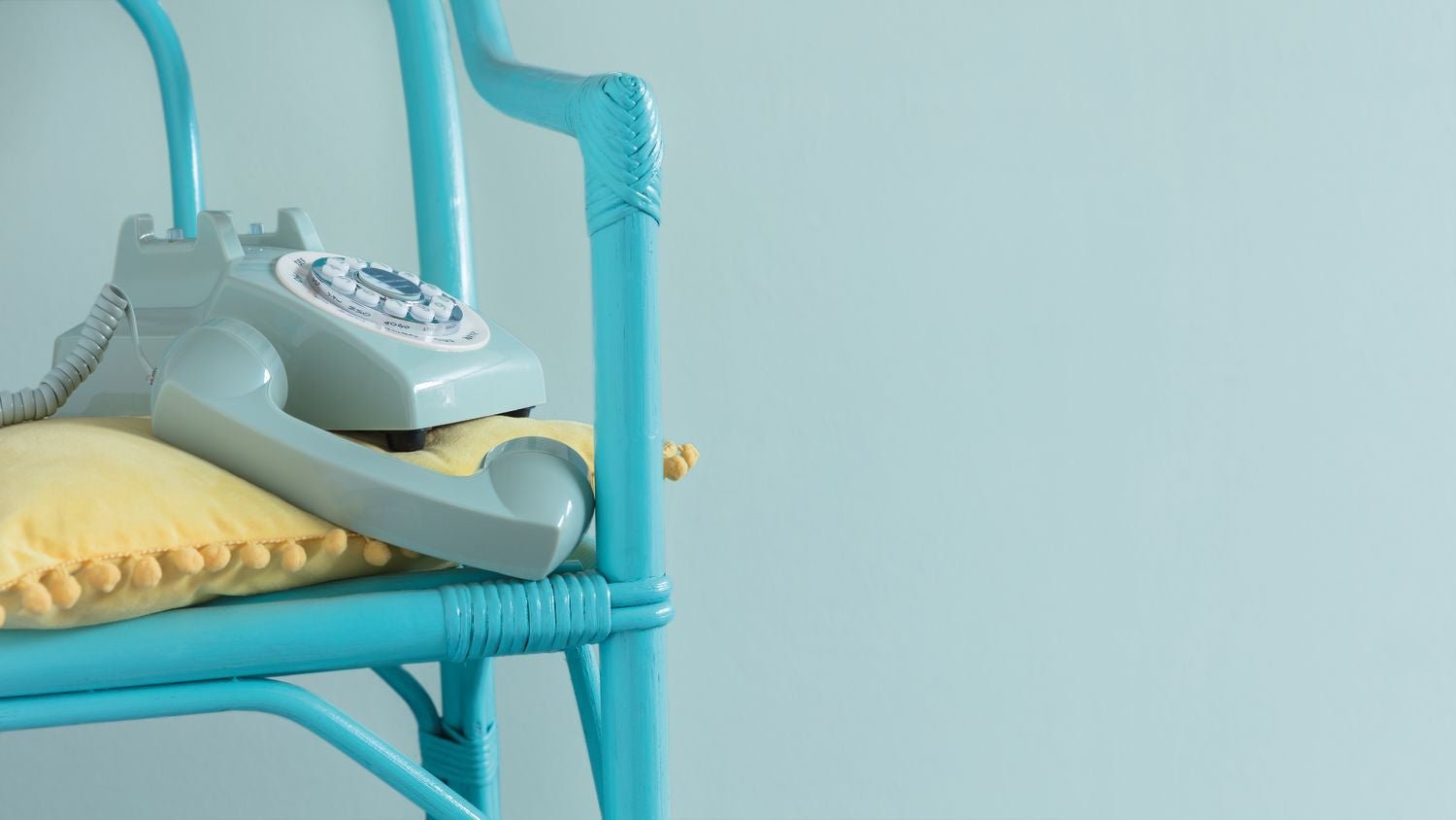 Smile Uni Wallpaper - Bleu Clair - Caselio - 69866000