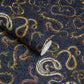 Snakes And Adders Wallpaper - Black - House of Hackney - 1-WA-SER-DI-BLK-XXX