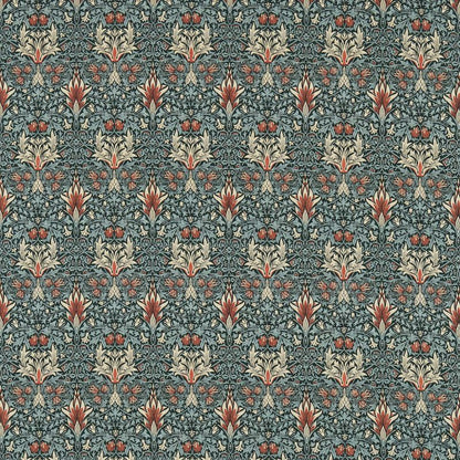Snakeshead Fabric - Thistle/Russet - Morris & Co - 224466 - Premier Wallcovering