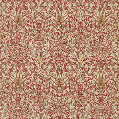Snakeshead Wallpaper - Madder/Gold - Morris & Co - 216847 - Morris Wallpaper
