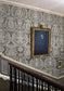 Snakeskin Damask Superwide Wallpaper Panel - Black - Timorous Beasties - RGS/SSD/OBRN/02 - Premier Wallcovering