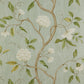 Snow Tree Wallpaper - Aqua - Colefax & Fowler - 07949/04 - Premier Wallcovering