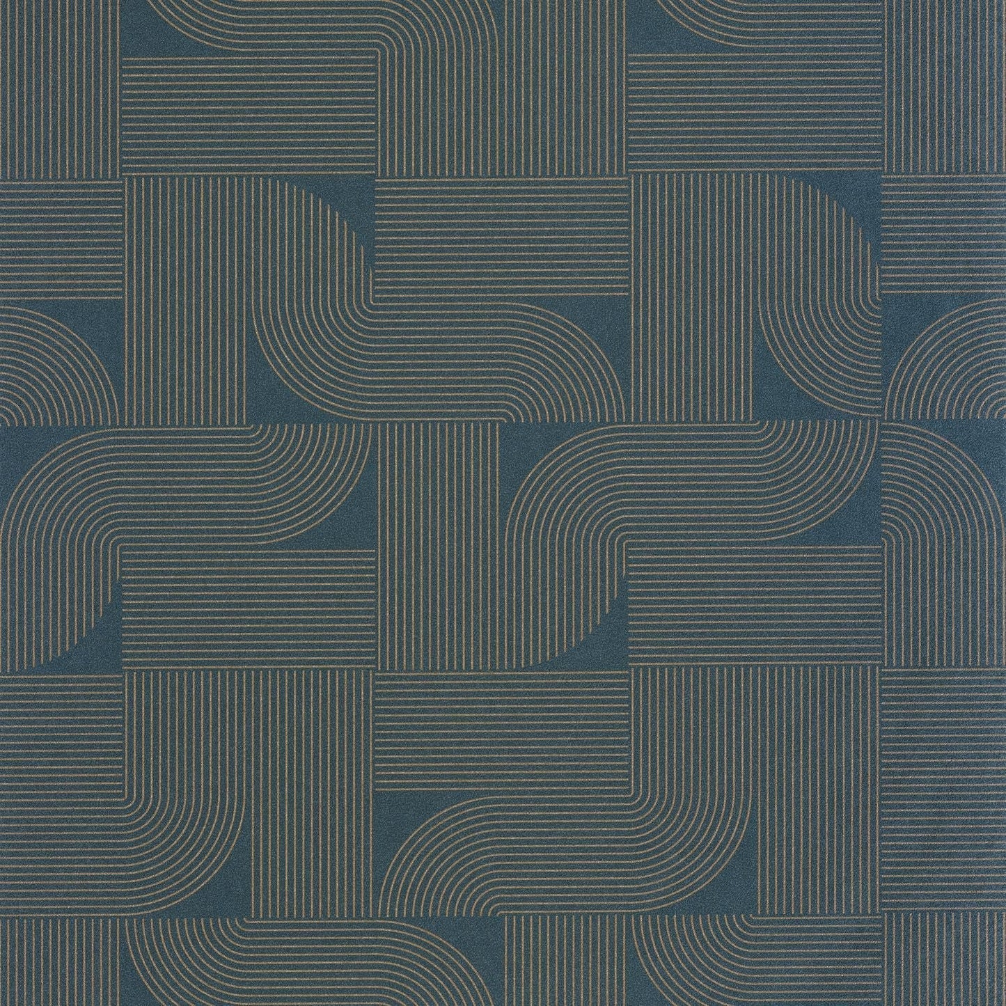 Softness Wallpaper - Bleu Cuivre - Caselio - 106576040