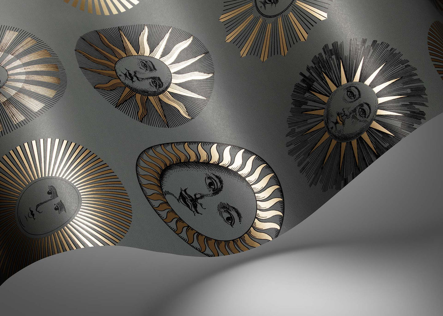 Soli Wallpaper - Sage & Rose Gold - 123/1003 - Cole & Son - Premier Wallcovering