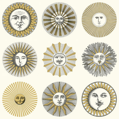 Soli Wallpaper - Cream & Gold - 123/1002 - Cole & Son - Premier Wallcovering