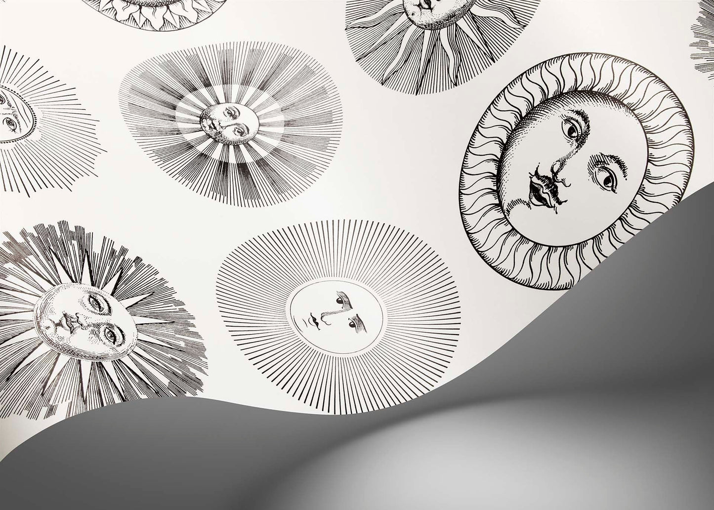 Soli Wallpaper - Black & White - 123/1001 - Cole & Son - Premier Wallcovering