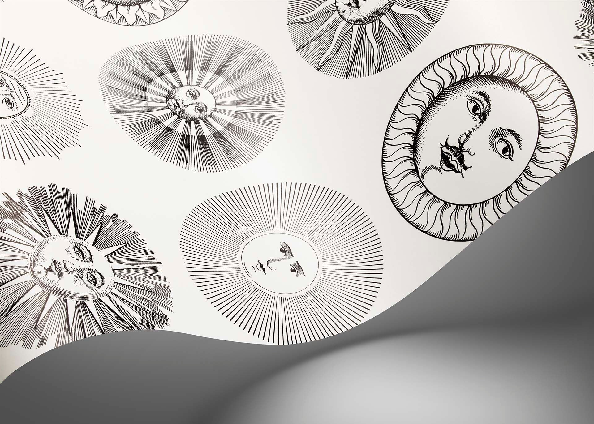 Soli Wallpaper - Black & White - 123/1001 - Cole & Son - Premier Wallcovering