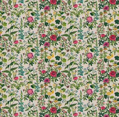 Sommar Wall Panel Mural - Multi - coloured - Boråstapeter - 1953 - Premier Wallcovering