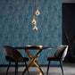 Sontuoso Wallpaper - Midnight - Clarke & Clarke - W0169/02 - Premier Wallcovering