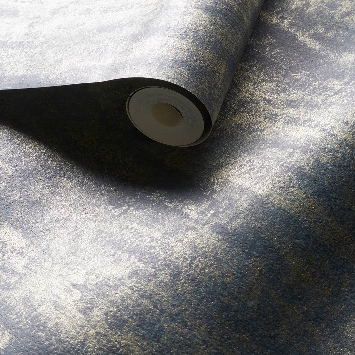 Sontuoso Wallpaper - Midnight - Clarke & Clarke - W0169/02 - Premier Wallcovering