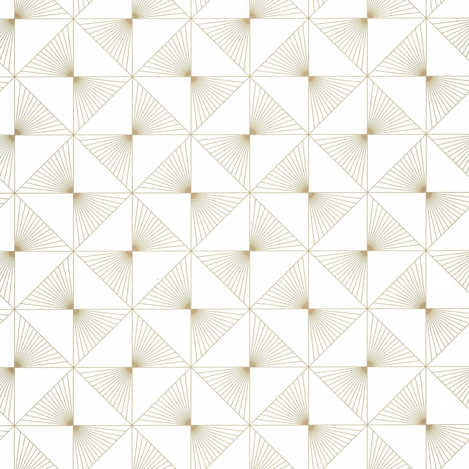 Spaces Lines Wallpaper - Blanc - Caselio - 100130020