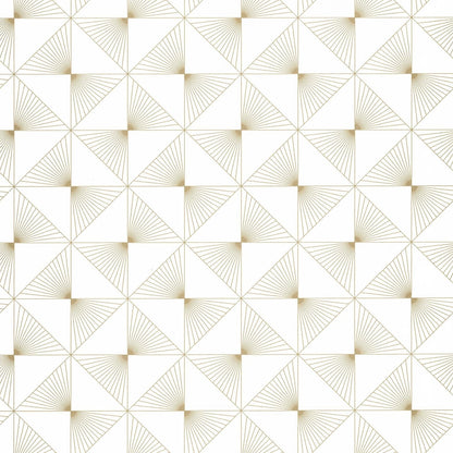 Spaces Lines Wallpaper - Blanc - Caselio - 100130020