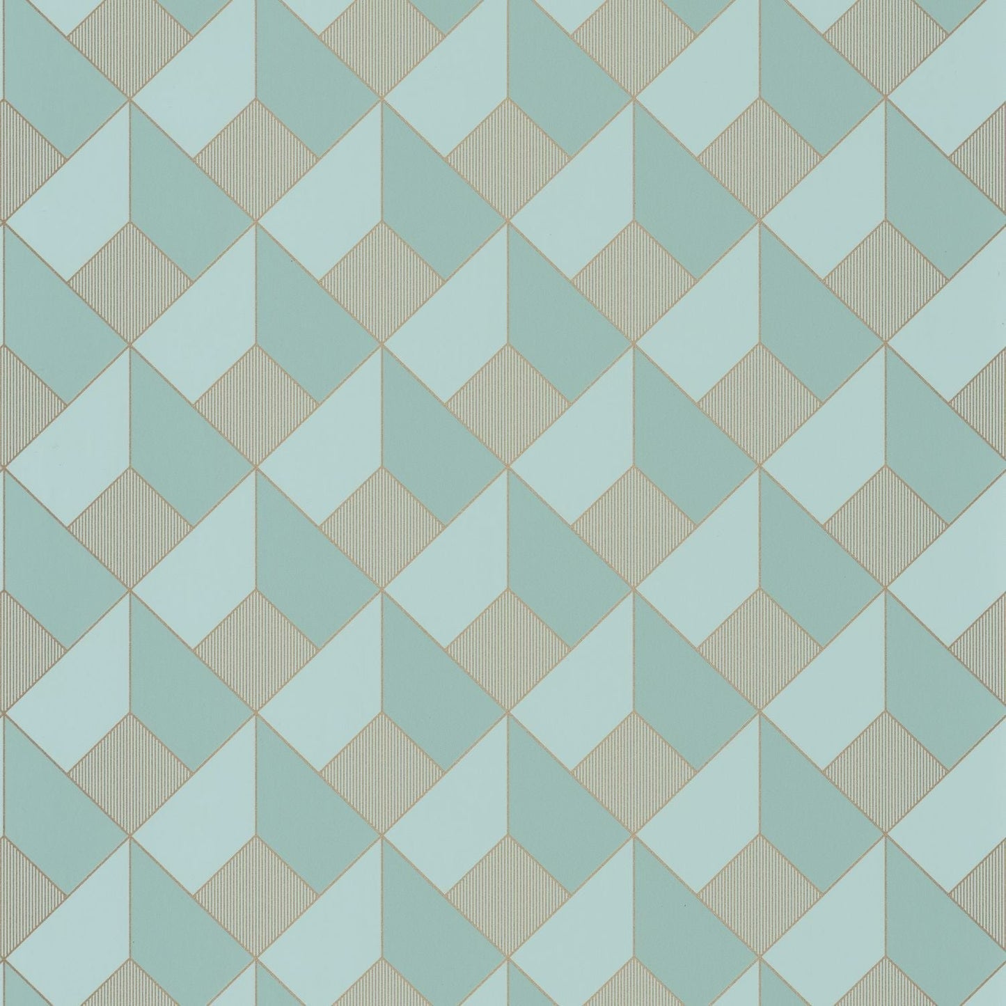 Spaces Square Wallpaper - Smoke Blue - Caselio - 100126120