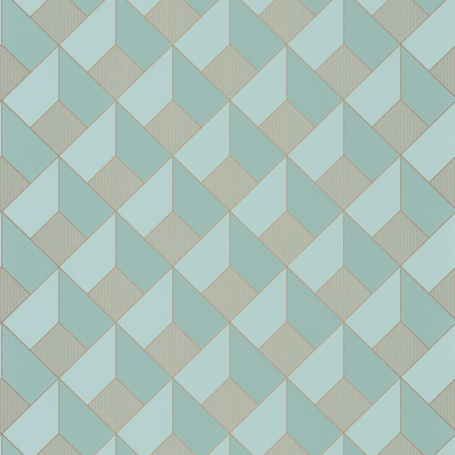 Spaces Square Wallpaper - Smoke Blue - Caselio - 100126120