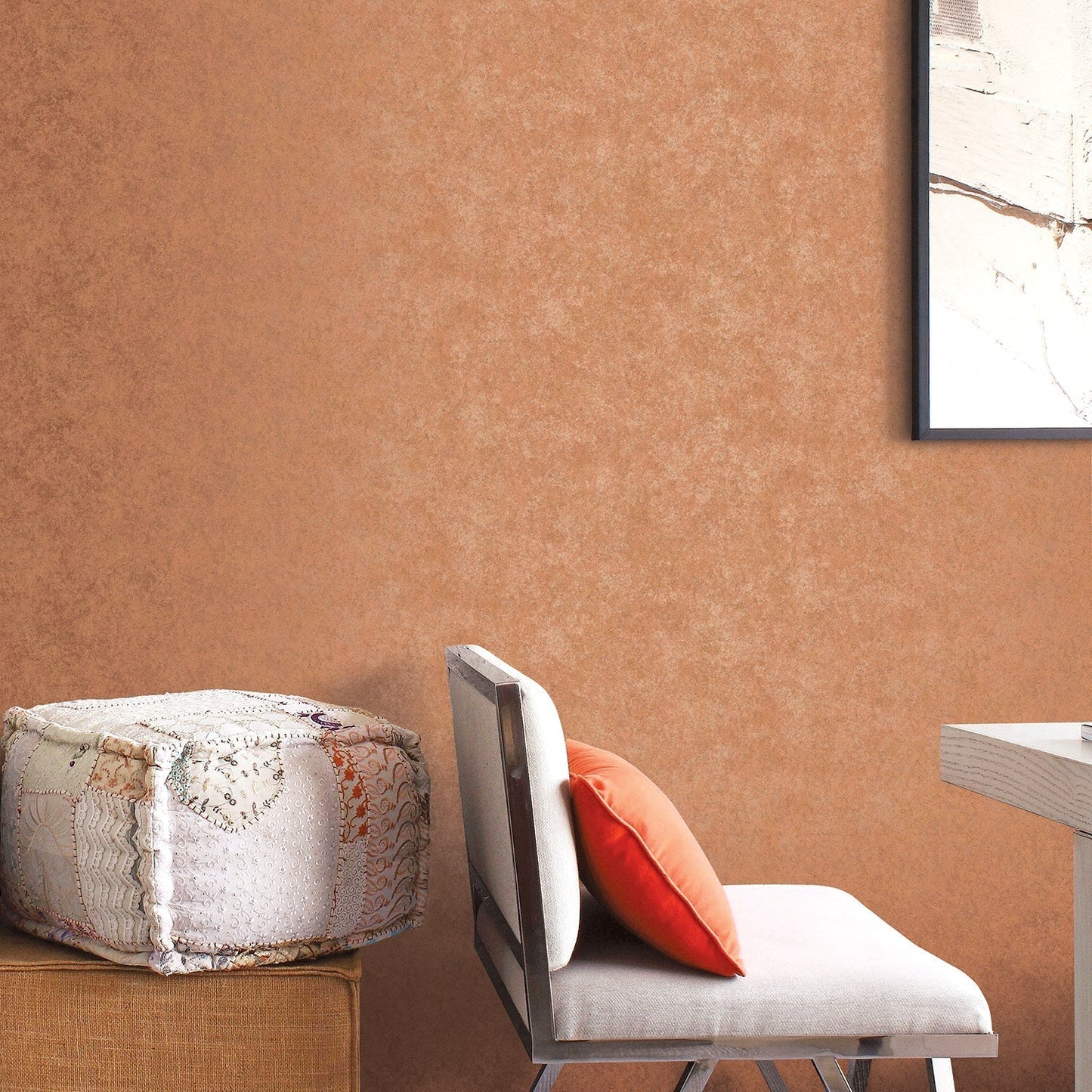 Special FX Metallic Marble Wallpaper - Copper / Terracotta - Galerie - G67691 - Premier Wallcovering