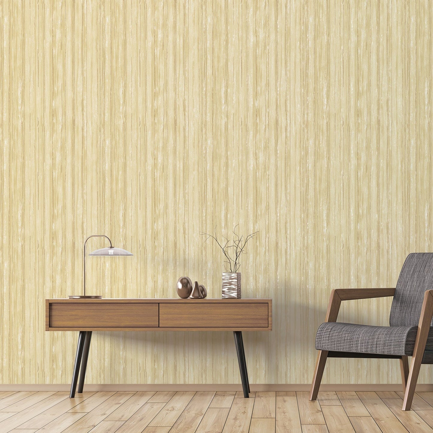 Special FX Shimmering Textured Wallpaper - Gold - Galerie - G67705 - Premier Wallcovering