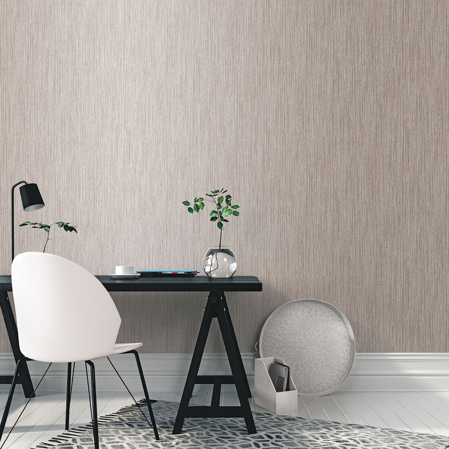 Special FX Shimmering Textured Wallpaper - Stone Beige - Galerie - G67683 - Premier Wallcovering