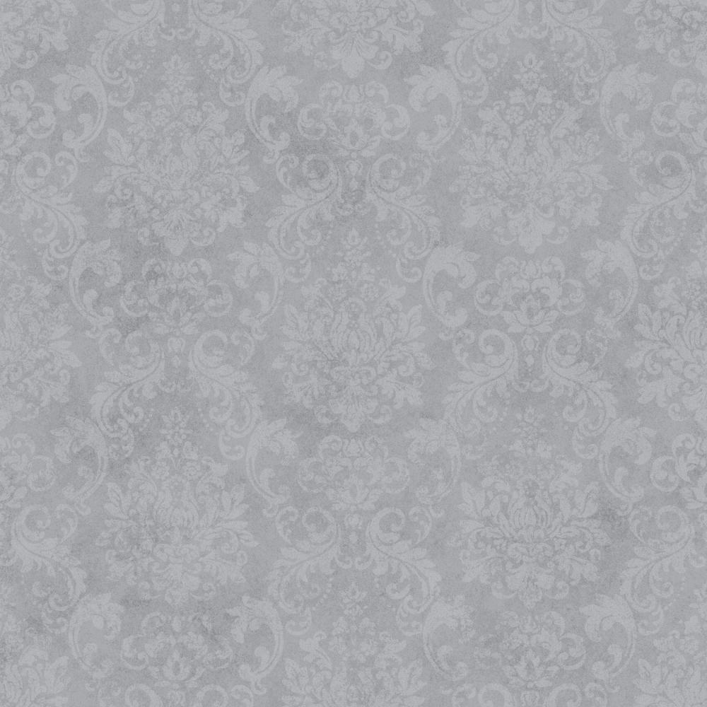 Special FX Special Damask Wallpaper - Pearl / Silver / White - Galerie - G68090 - Premier Wallcovering