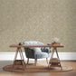 Special FX Special Damask Wallpaper - Gold - Galerie - G68089 - Premier Wallcovering