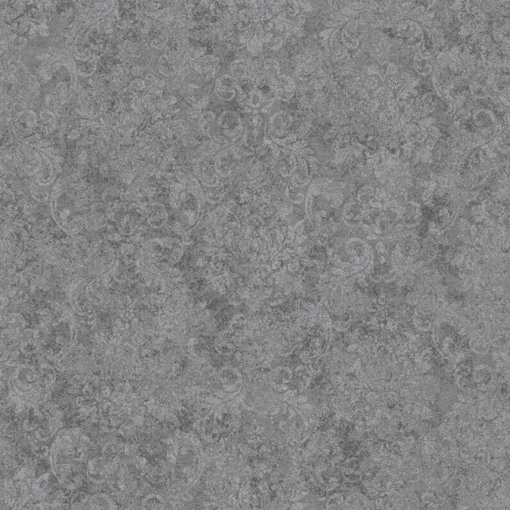 Special FX Special Damask Wallpaper - Silver / Charcoal - Galerie - G68091 - Premier Wallcovering