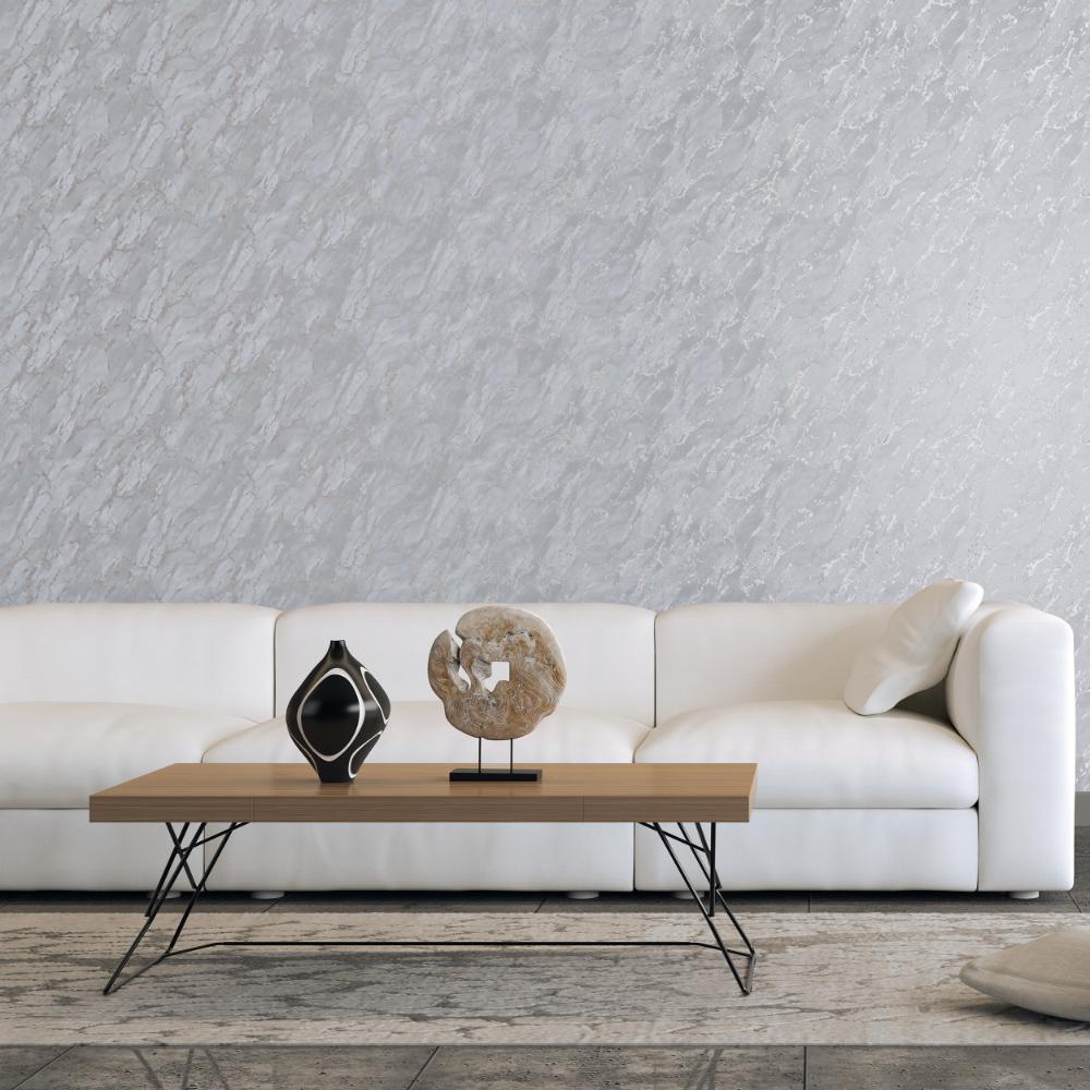 Special FX Special Marble Wallpaper - Pearl / White / Silver - Galerie - G68094 - Premier Wallcovering