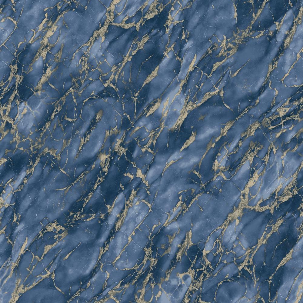 Special FX Special Marble Wallpaper - Navy / Taupe - Galerie - G68093 - Premier Wallcovering