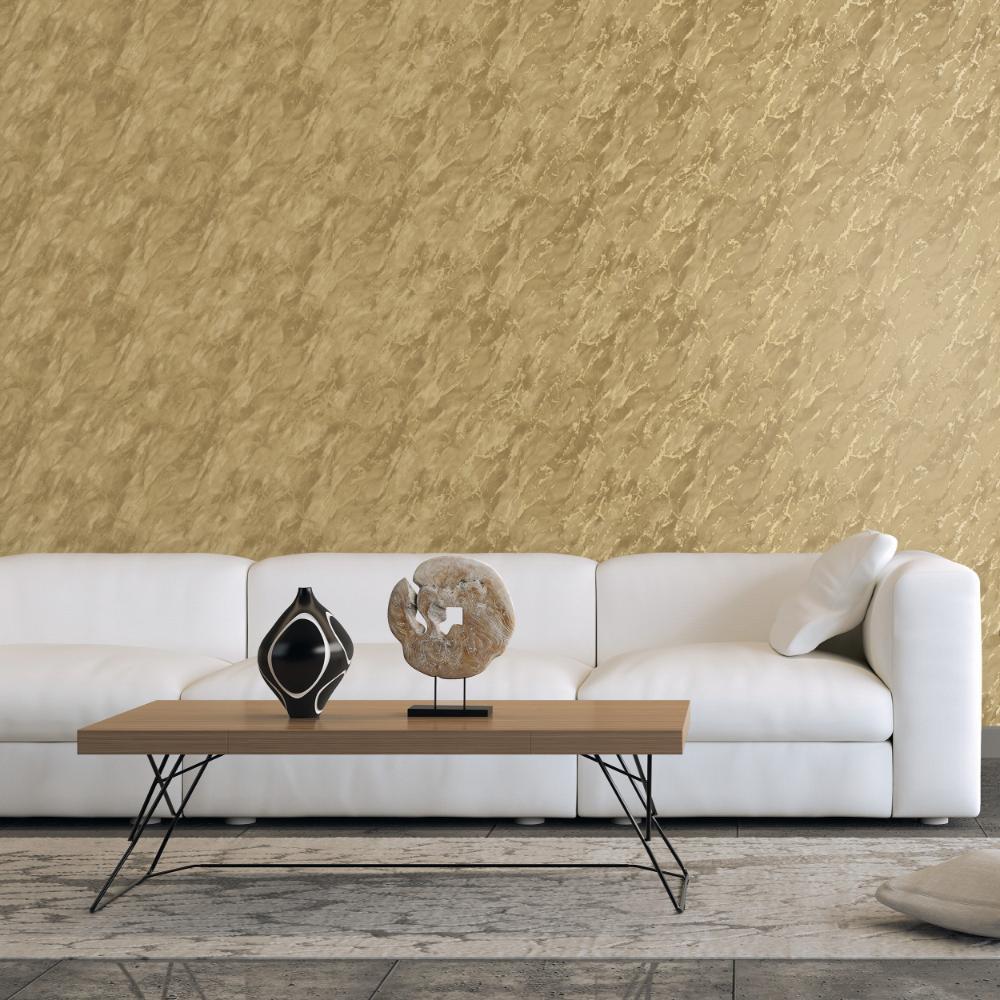 Special FX Special Marble Wallpaper - Gold - Galerie - G68092 - Premier Wallcovering