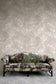 Spikey Ginger Camo Faux Suede Wallpaper - Beige - Timorous Beasties - DWN/SPG/SUEDE/01 - Premier Wallcovering