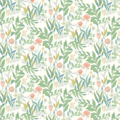 Spring Garden Wallpaper - Multi - coloured - Boråstapeter - 7218 - Premier Wallcovering