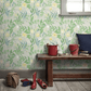 Spring Garden Wallpaper - Green - Boråstapeter - 7220 - Premier Wallcovering