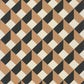 Square Wallpaper - Noir Camel - Caselio - 105092953
