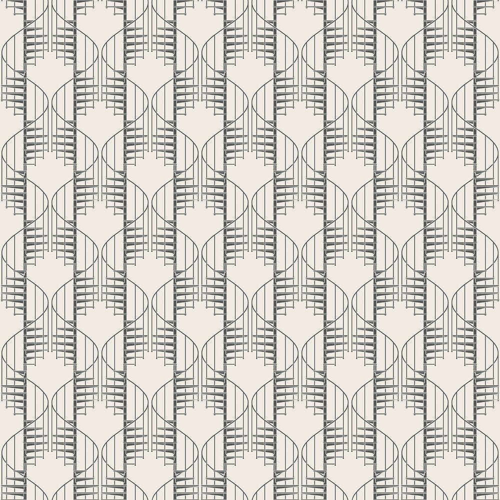 Staircase Wallpaper - White - Boråstapeter - 2283 - Premier Wallcovering