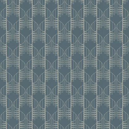 Staircase Wallpaper - Blue - Boråstapeter - 2282 - Premier Wallcovering