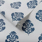 Standen Wallpaper - Midnight - Clarke & Clarke - W0199/03 - Premier Wallcovering