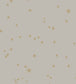 Stars Wallpaper - Metallic Gold on Taupe - 103/3013 - Cole & Son - Premier Wallcovering