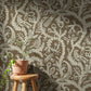Stitched Birds Wallpaper - Brown - Josephine Munsey - JMW-103521 - Premier Wallcovering