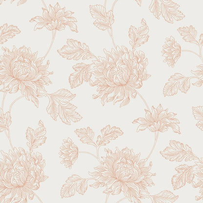 Stratton Wallpaper - Plaster Pink - Laura Ashley - 122763 - Premier Wallcovering