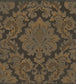 Stravinsky Wallpaper - Metallic Bronze on Soot - 108/4017 - Cole & Son - Premier Wallcovering