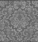 Stravinsky Wallpaper - Metallic Silver on Metallic Graphic - 108/4018 - Cole & Son - Premier Wallcovering