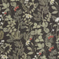 Strawberry Field Heritage Wallpaper - Noir Fusain - Casadeco - 201219817 - Premier Wallcovering