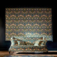 Strawberry Thief Velvet Fabric - Mulberry/Slate - Morris & Co - 236931 - Premier Wallcovering