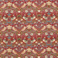 Strawberry Thief Velvet Fabric - Crimson/Slate - Morris & Co - 236933 - Premier Wallcovering
