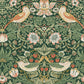 Strawberry Thief Wallpaper - Rich Green - 124234 - William Morris AH - Premier Wallcovering