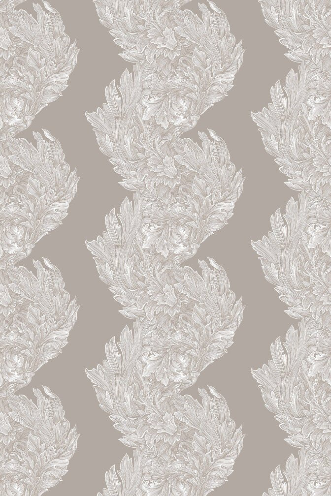 Stucco Stripe Wallpaper - Silver - Timorous Beasties - STCO/SSP/4008/01 - Premier Wallcovering