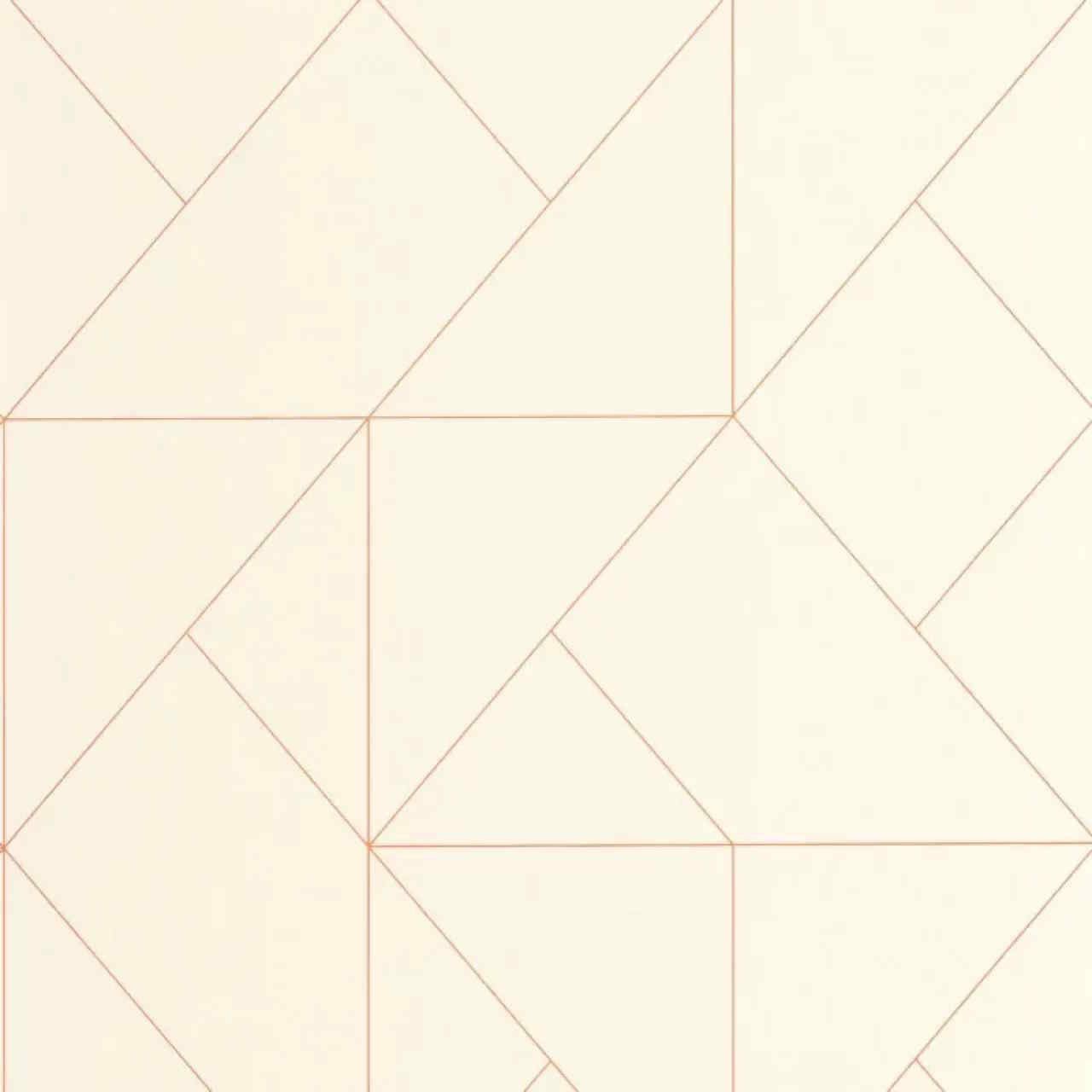 Subtilite Alchimie Wallpaper - Beige / Terracotta - Casadeco - 89952323 - Premier Wallcovering