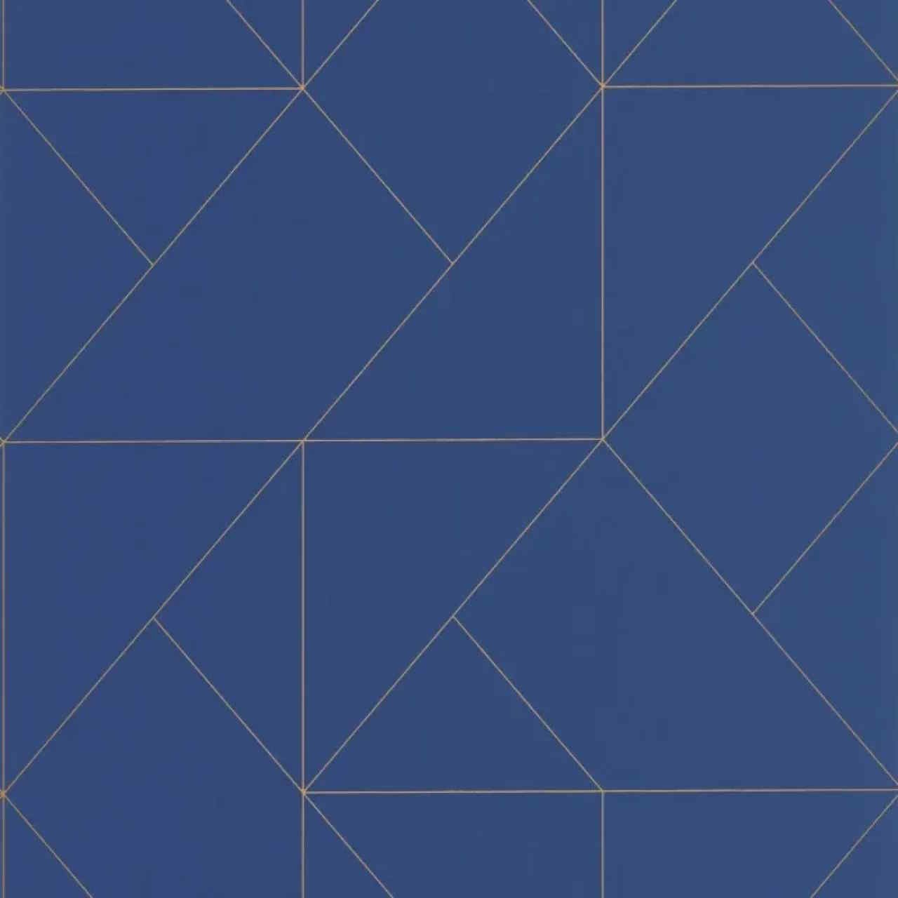 Subtilite Alchimie Wallpaper - Bleu Indigo - Casadeco - 89956442 - Premier Wallcovering