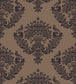 Sudbury Wallpaper - Black on Metallic Bronze - 88/12050 - Cole & Son - Premier Wallcovering